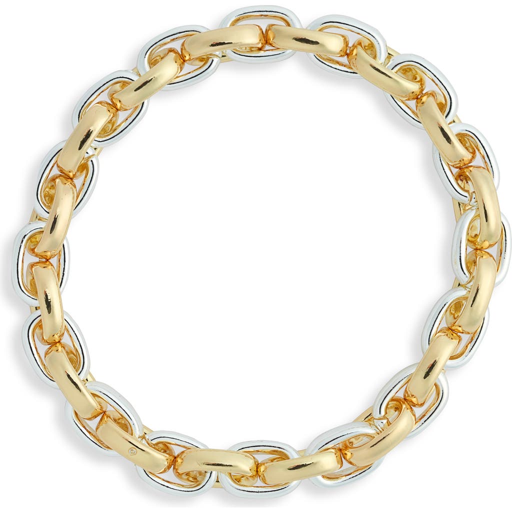 Nordstrom Stretch Link Bracelet In Goldilver