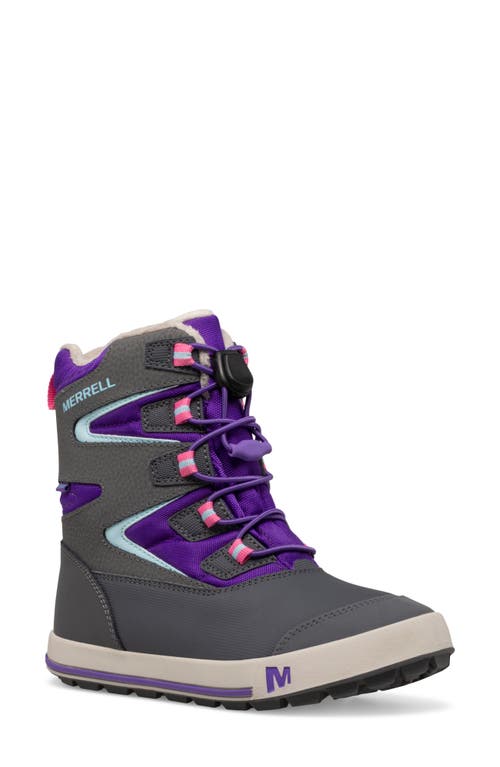 UPC 195018150899 product image for Merrell Kids' Snow Bank 3.0 Waterproof Boot in Ultra Violet/Grey at Nordstrom, S | upcitemdb.com