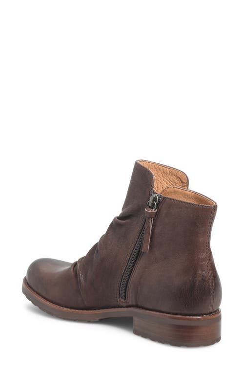 Shop Söfft Beckie Ii Ruched Bootie In Cocoa Brown