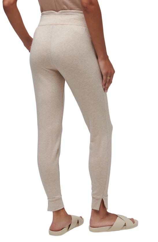 Travis Mathew Cloud Terry Drawstring Joggers In Heather Natural
