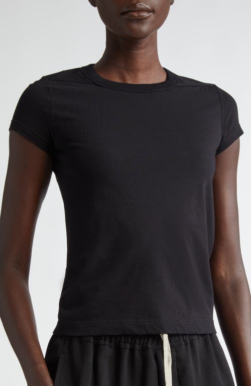 Shop Rick Owens Level Cotton T-shirt In Black