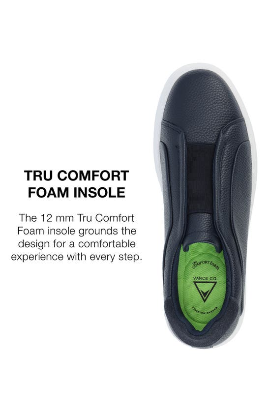 Vance Co. Vance Co Matteo Tru Comfort Low Top Sneaker In Navy