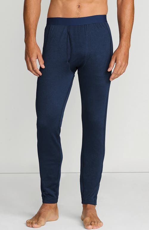 Lands' End Tall Expedition Baselayer Pants In Light Navy