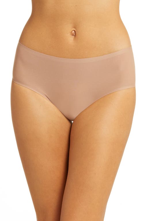 Soft Stretch Seamless Hipster Panties in Coffee Latte