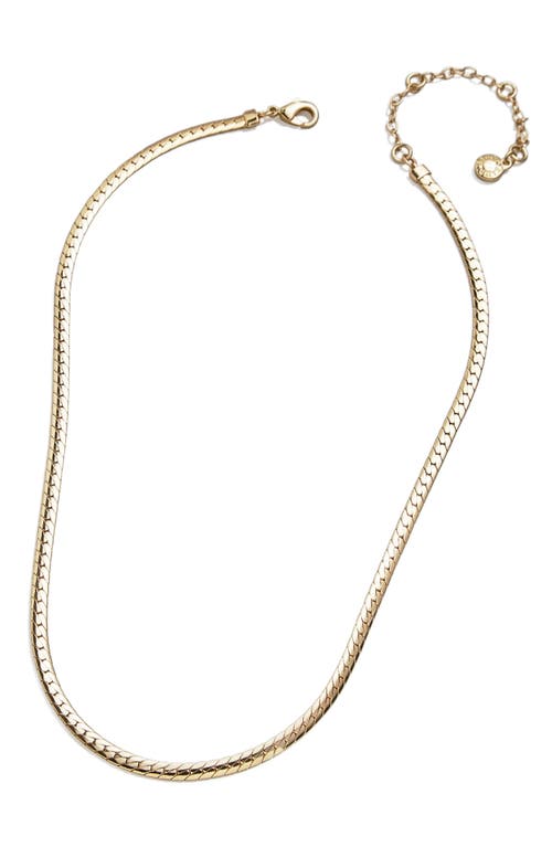 BaubleBar Snake Chain Necklace in Gold at Nordstrom