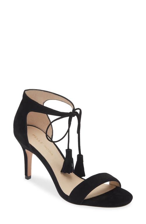 Pelle Moda Roz Ankle Strap Sandal Black at Nordstrom,