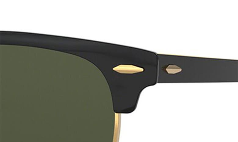 Ray Ban Clubmaster Metal Green Square Unisex Sunglasses Rb3716 187 51 In Multi