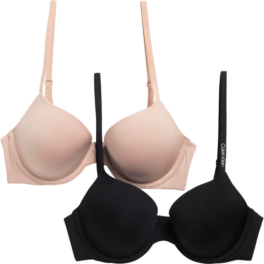 CALVIN KLEIN CALVIN KLEIN PURE MICRO LIGHTLY LINED DEMI BRA