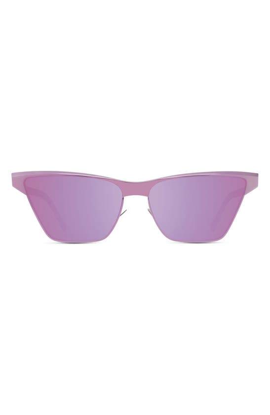Givenchy 59mm Square Sunglasses In Pink/multi Mirror