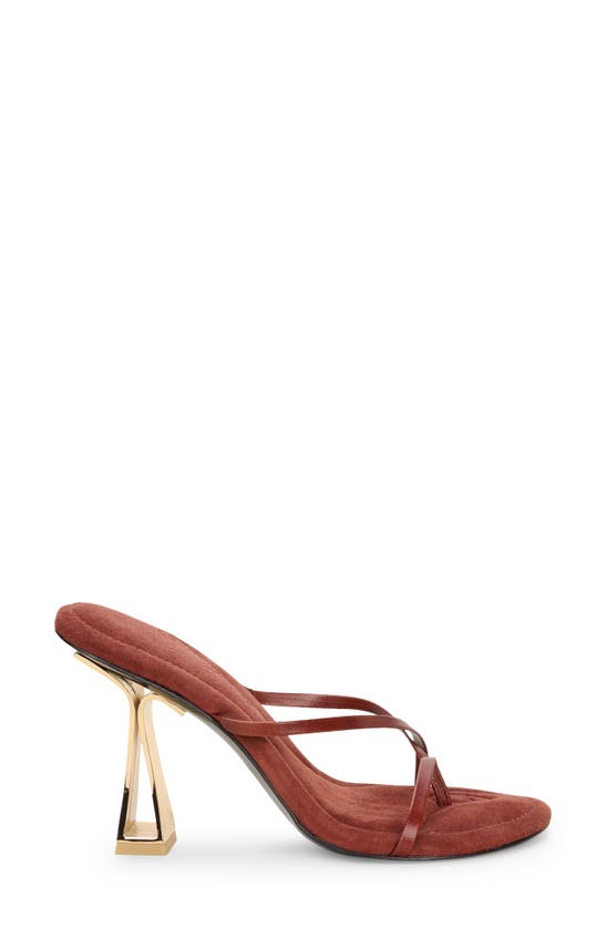 Shop Cult Gaia Soriah Slide Sandal In Mahogany