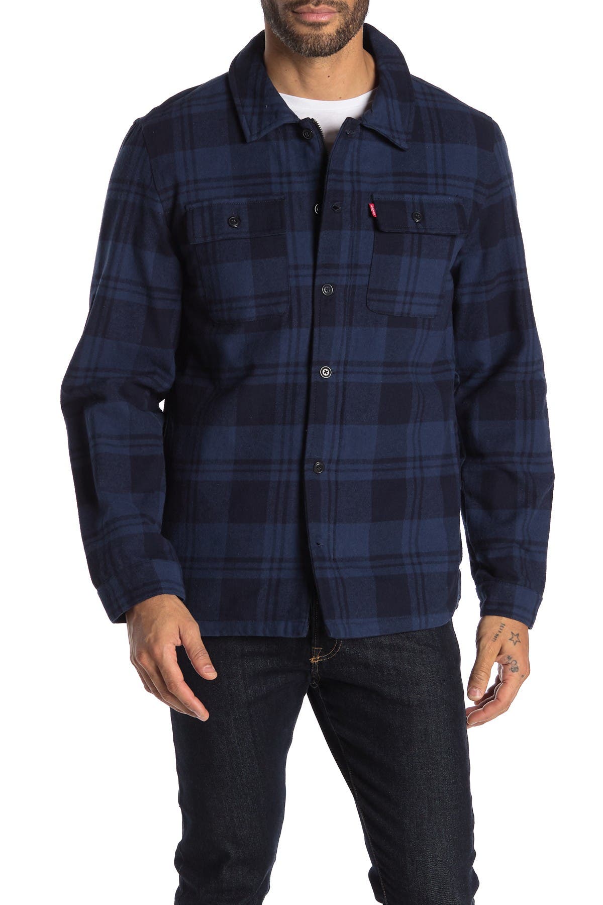 levi flannel jacket