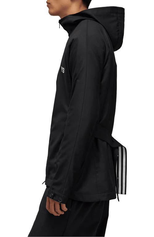 Shop Y-3 Refined Hooded Jacket In Black