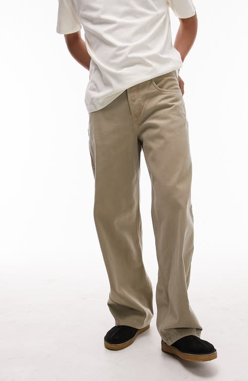 Baggy Jeans in Khaki