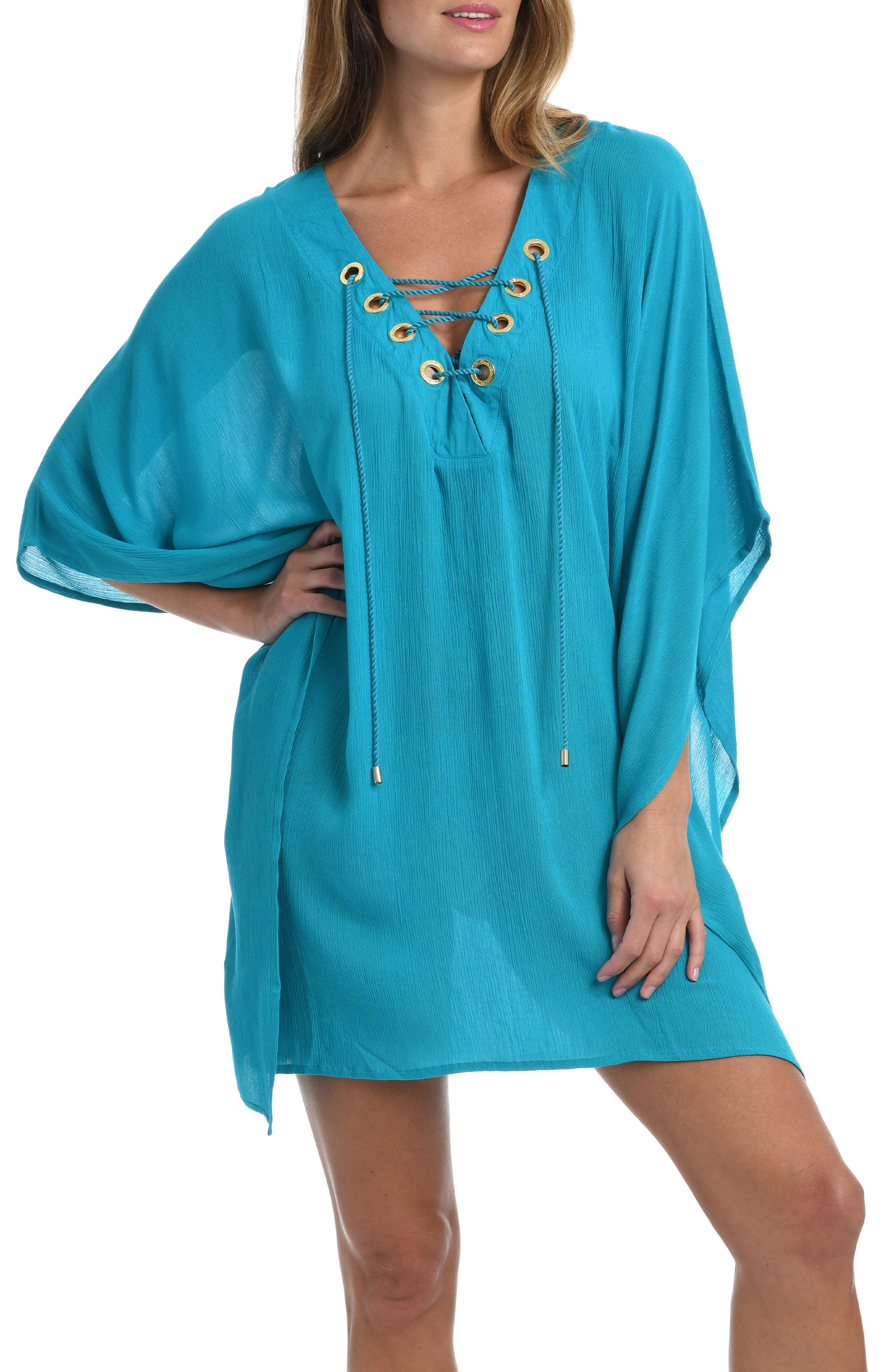 turquoise sundress