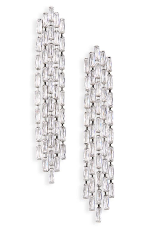 Shashi Nicola Drop Earrings in Silver at Nordstrom