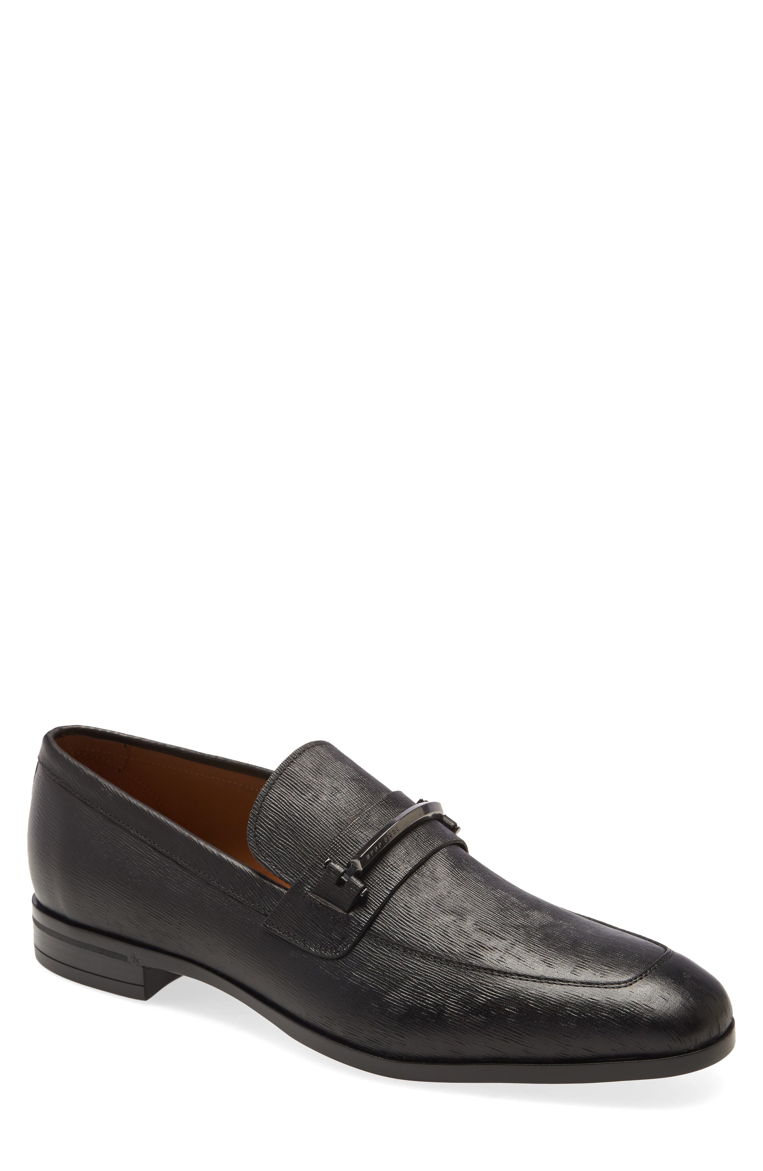 leather horsebit loafer