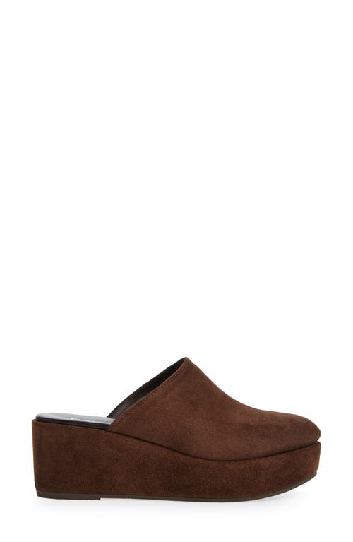 Cordani Camryn Platform Wedge Mule In T Moro Suede