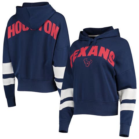 Women's G-III 4Her by Carl Banks Red Houston Texans City Graphic Team Fleece Pullover Hoodie Size: Large