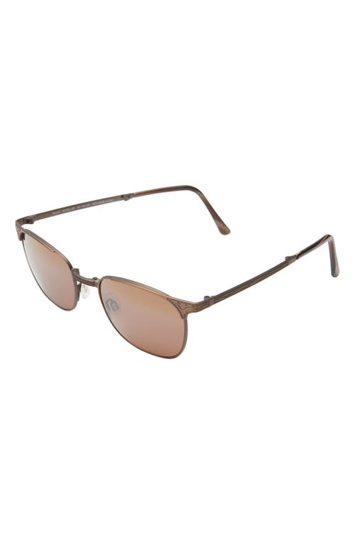 Maui Jim 52mm Core Square Polarized Sunglasses In Gold Gold Bronze