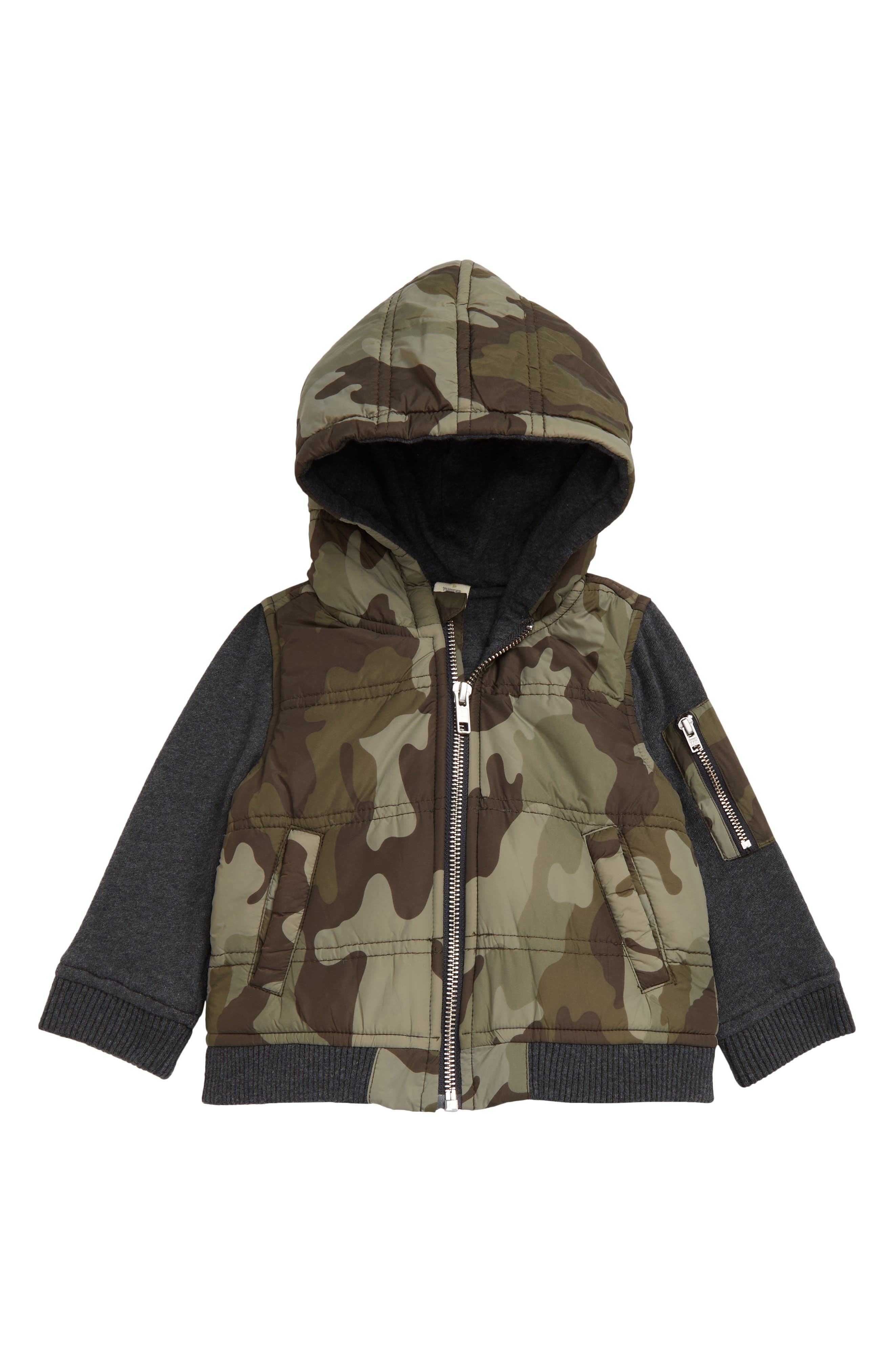 camo jacket with hood