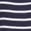 selected Navy- White Josephine Stripe color
