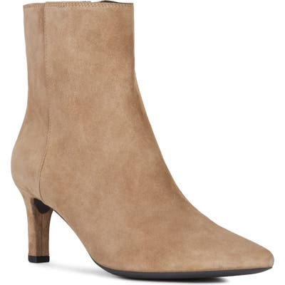 Geox Bibbiana Pointy Toe Bootie, Beige