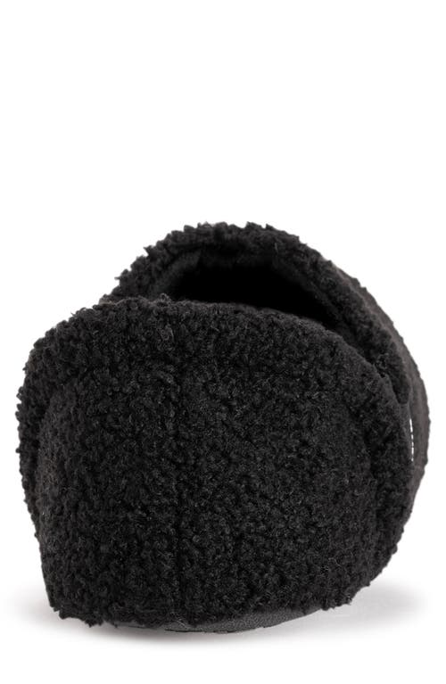 Muk Luks Emmett Faux Shearling Lined Slipper In Black