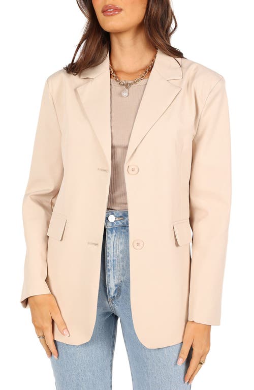 Petal & Pup Myla Blazer in Cream at Nordstrom, Size Large
