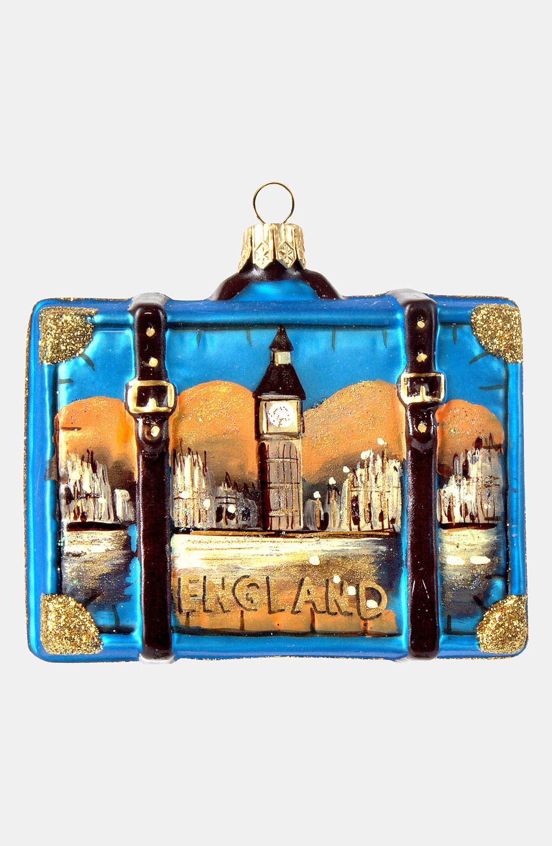 Nordstrom at Home 'England' Glass Suitcase Ornament Nordstrom