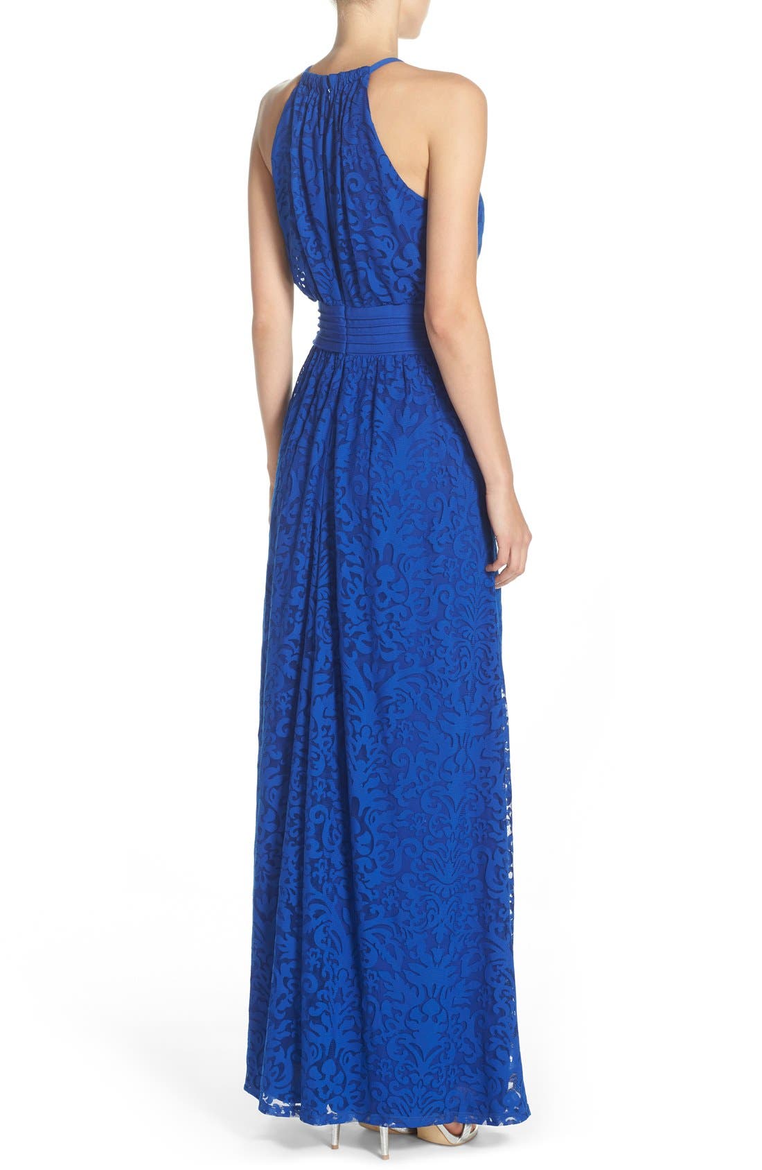 Maggy London Lace Halter Maxi Dress | Nordstrom