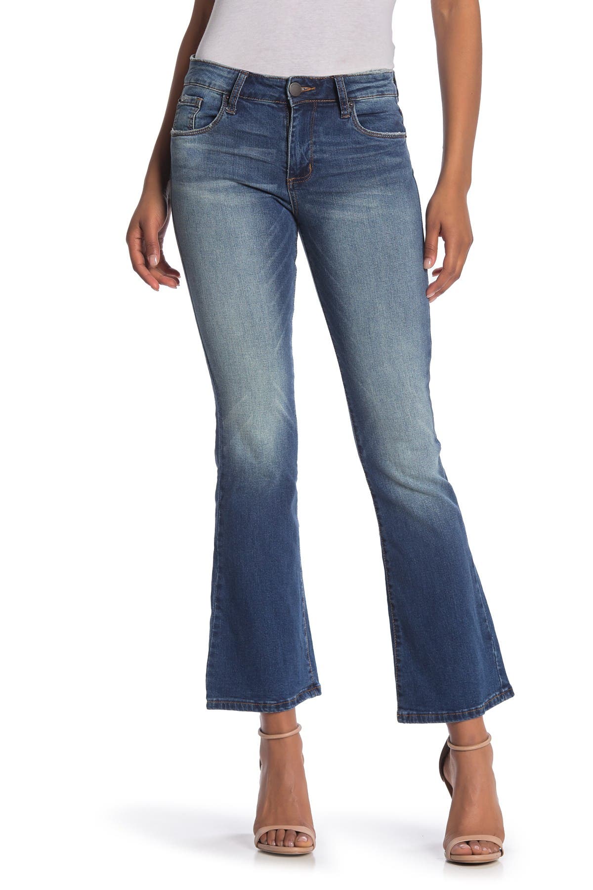 mini flare regular jeans