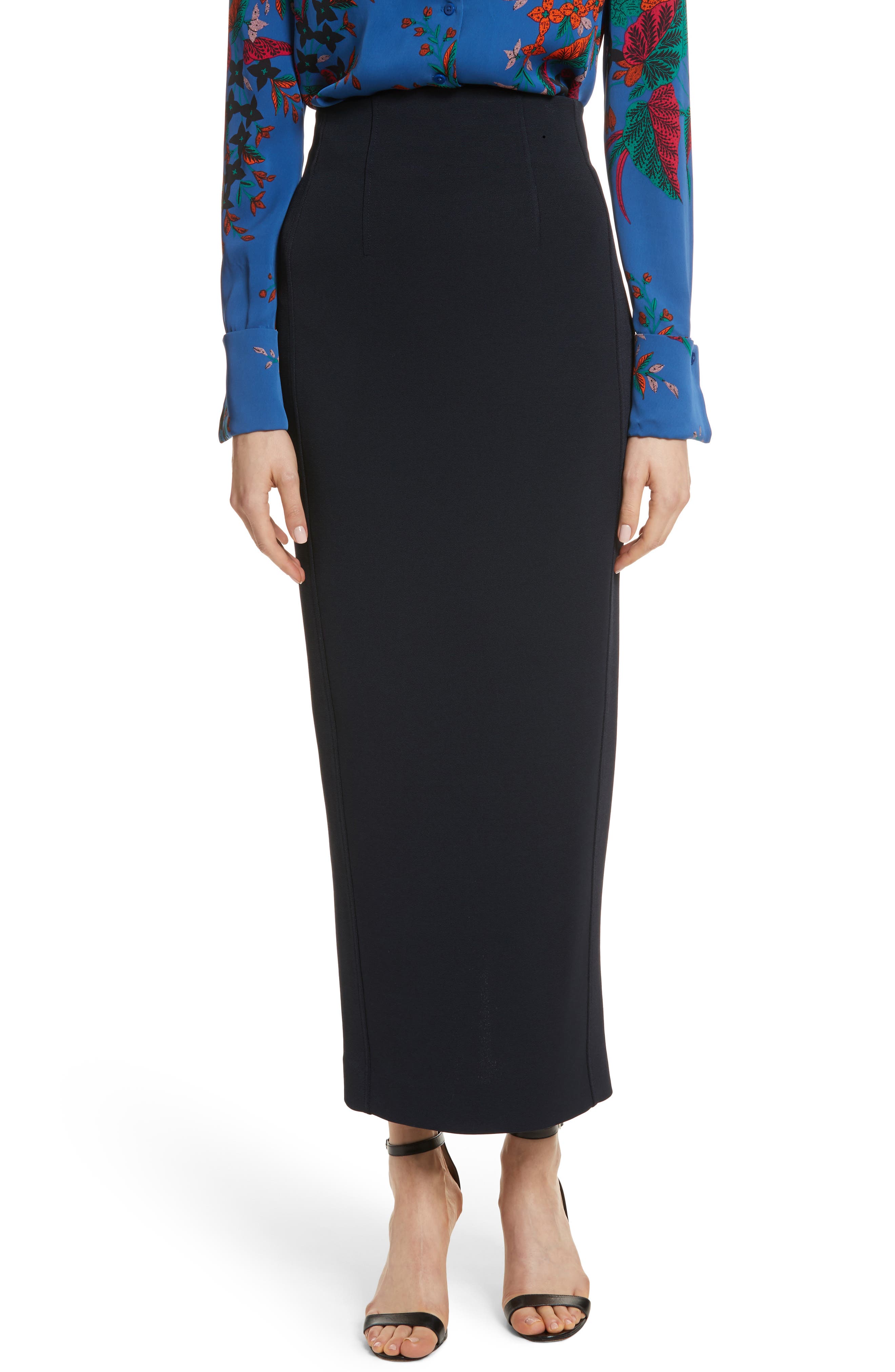 dvf midi skirt