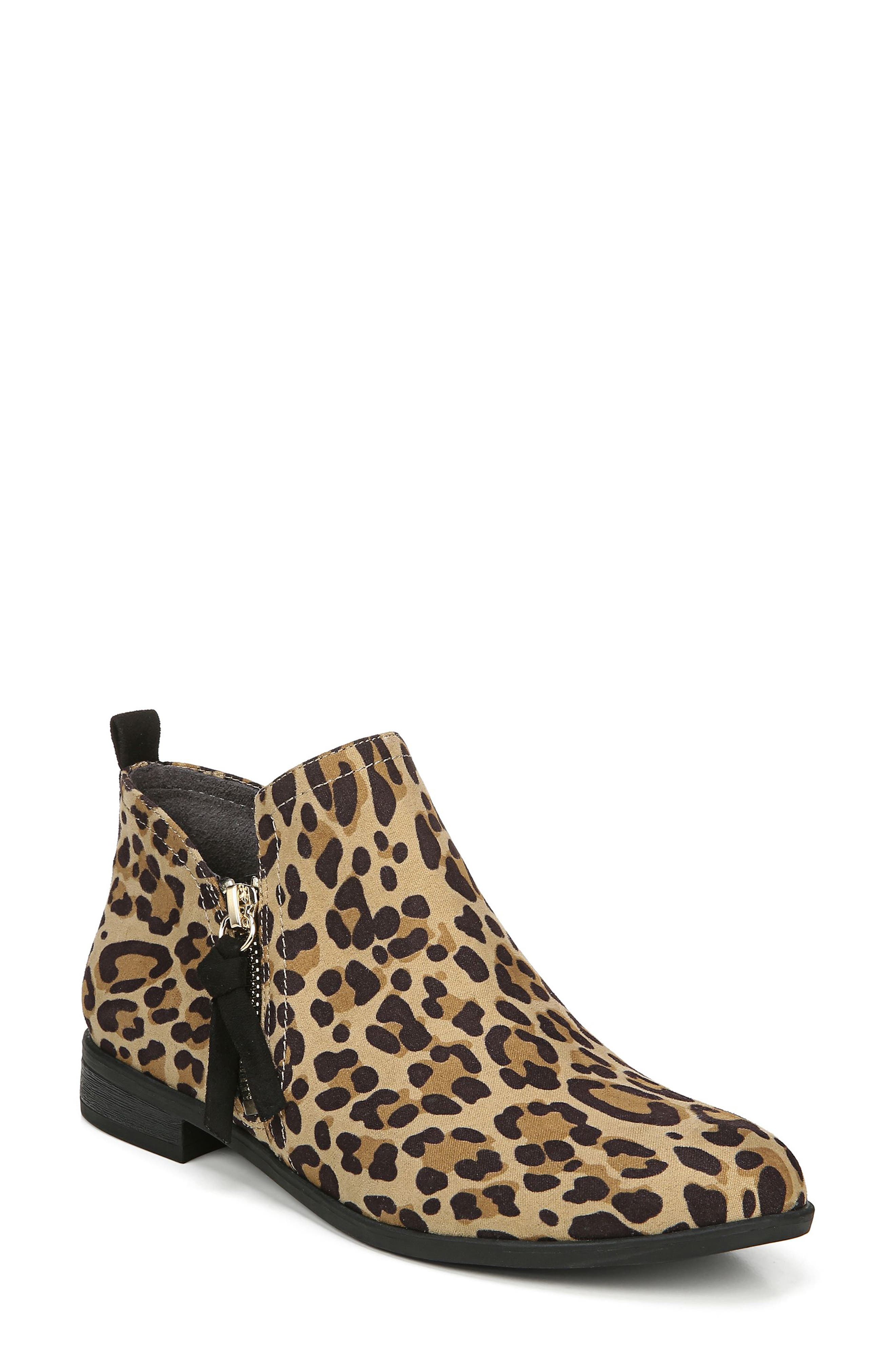 dr scholl's leopard boots