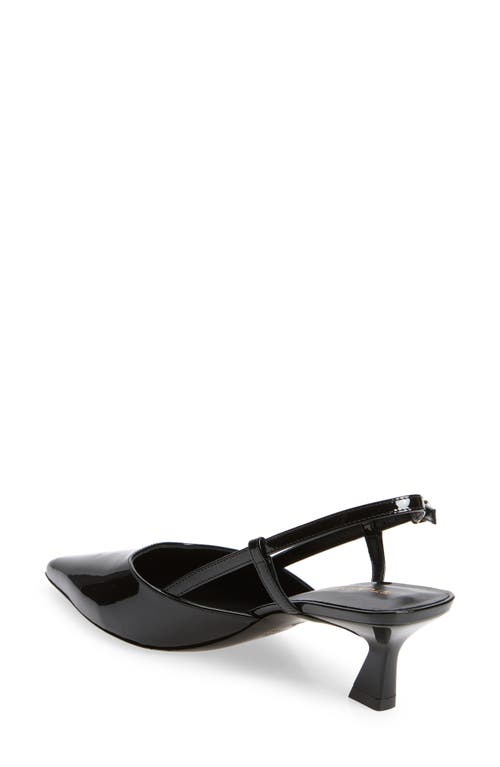 Shop Stuart Weitzman Vinnie 50 Slingback Pump In Black