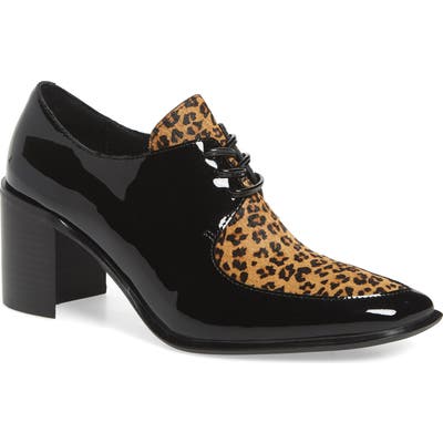 Jeffrey Campbell Angelio Genuine Calf Hair Derby, Black