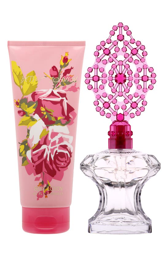 Betsey Johnson Eau De Parfum Set In Pink