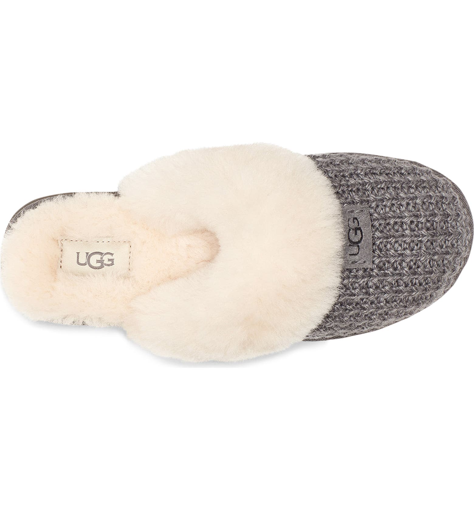 UGG® Cozy Knit Genuine Shearling Slipper (Women) Nordstrom