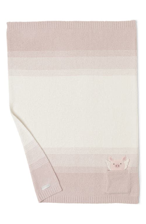 BAREFOOT DREAMS BAREFOOT DREAMS COZYCHIC® FLYING PIG STROLLER BLANKET 