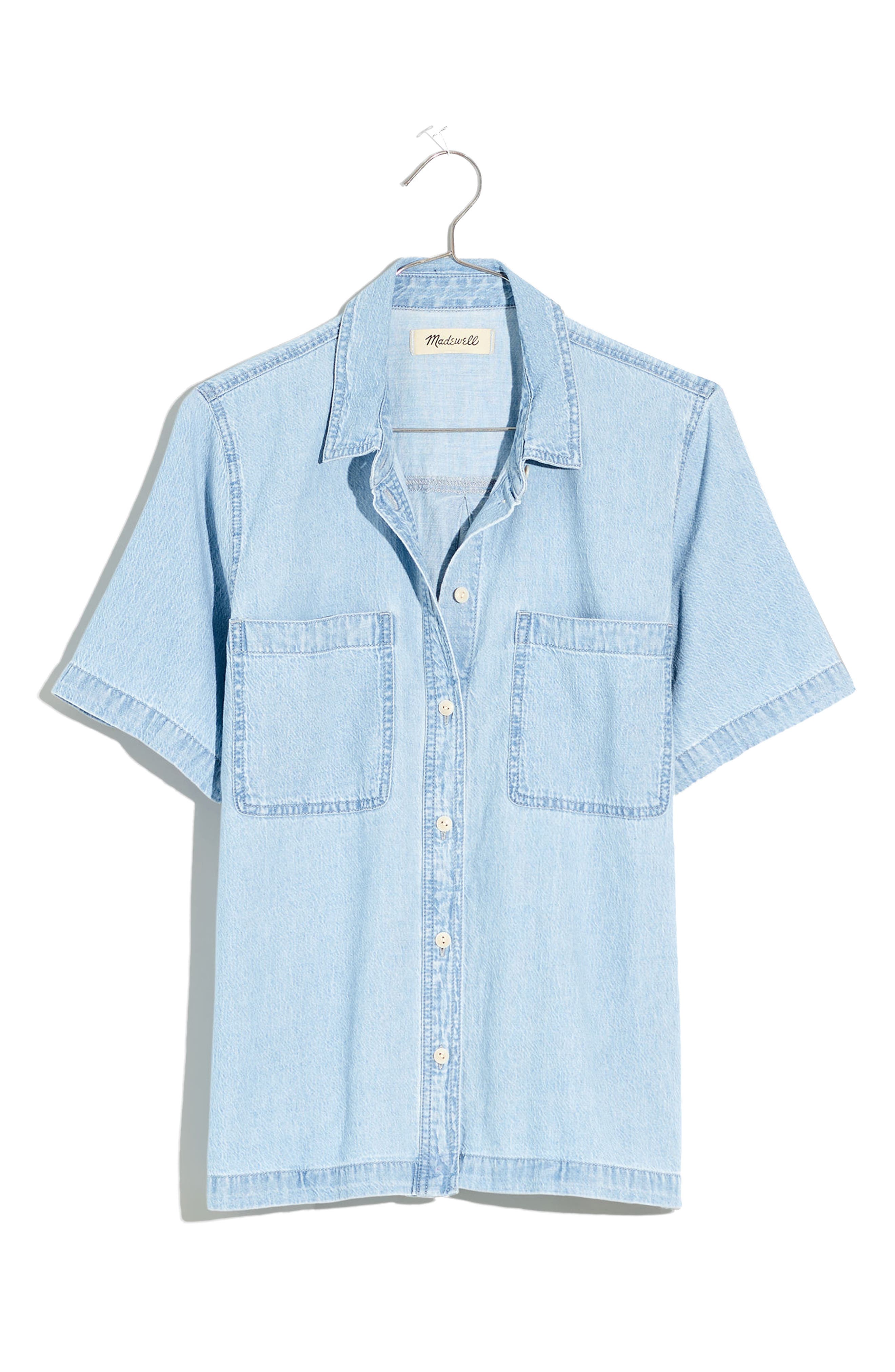 Madewell Denim Camp Shirt Nordstrom