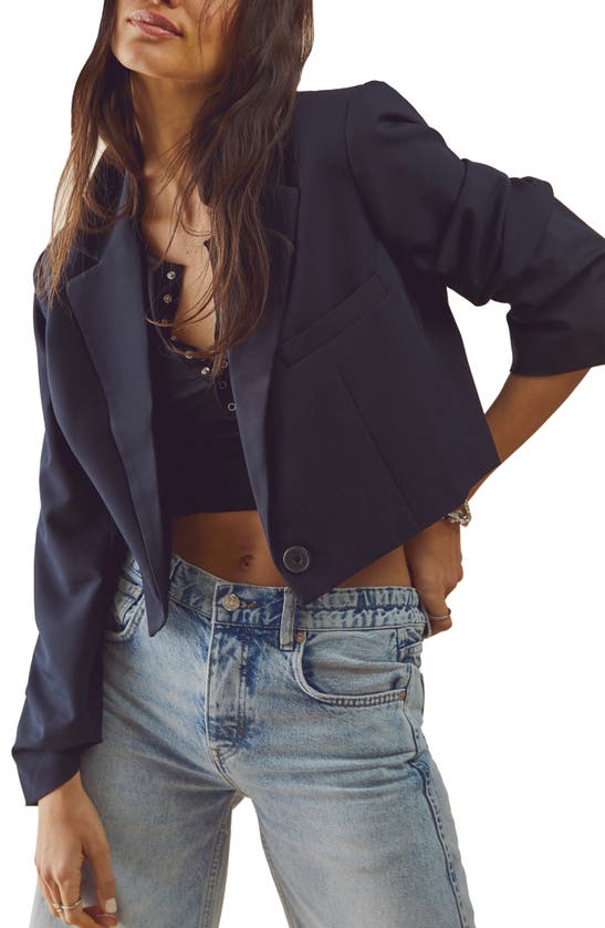Free People We The Free Block Party Blazer In Black1