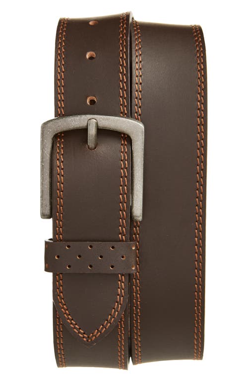 Jarvis Leather Belt in Brown