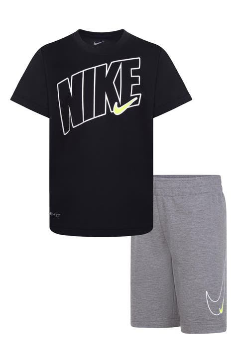 Kids' Comfort Dri-FIT T-Shirt & Shorts (Little Kid)