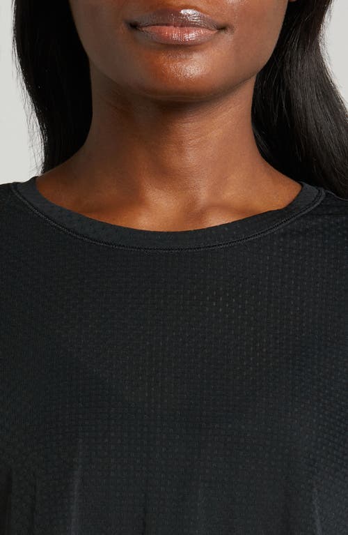 Shop Nike One Classic Breathe Dri-fit Crop Top In Black/black