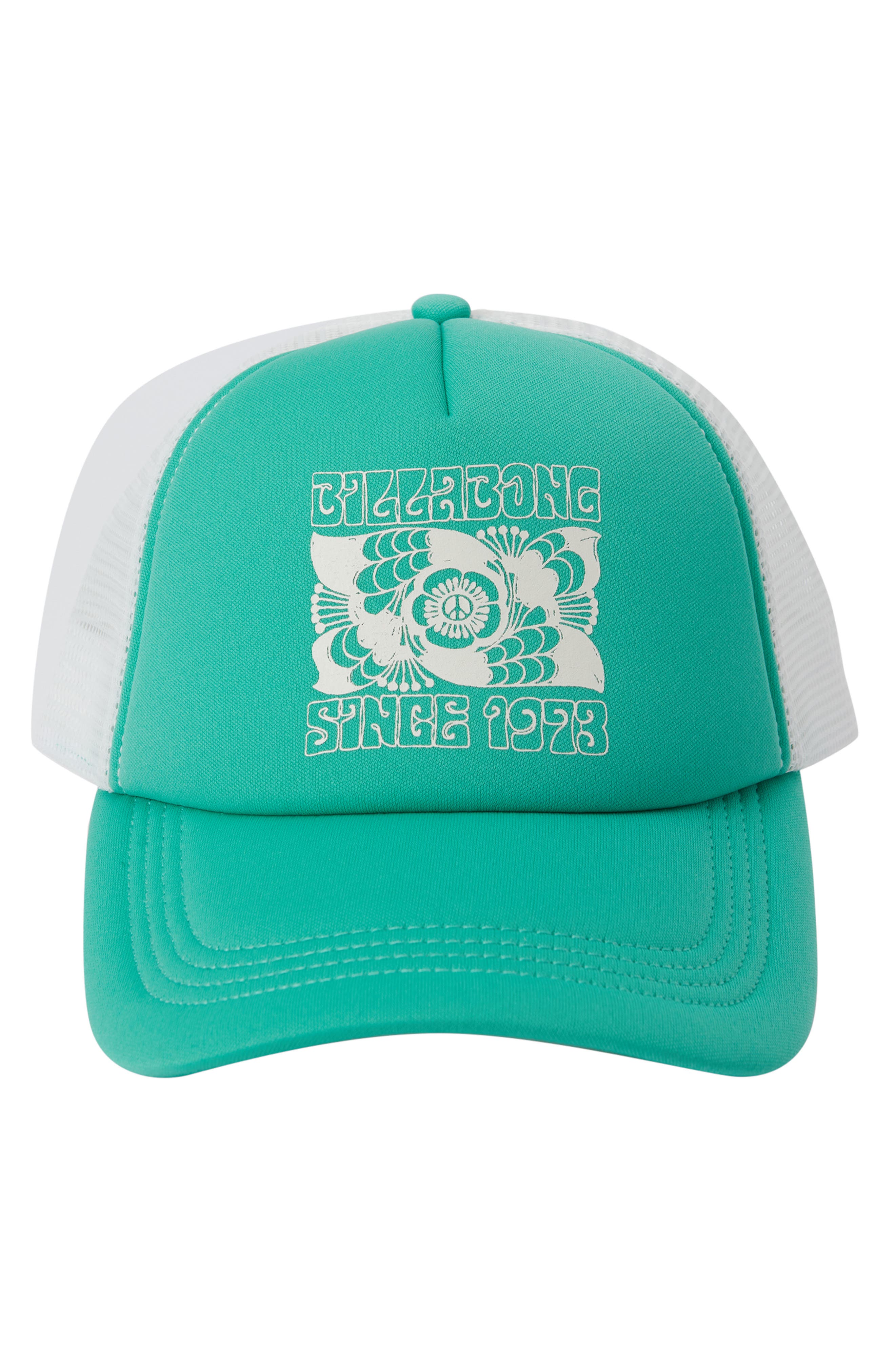 Sweet Closet Smart Hat | in Grass Across Trucker Billabong Waves