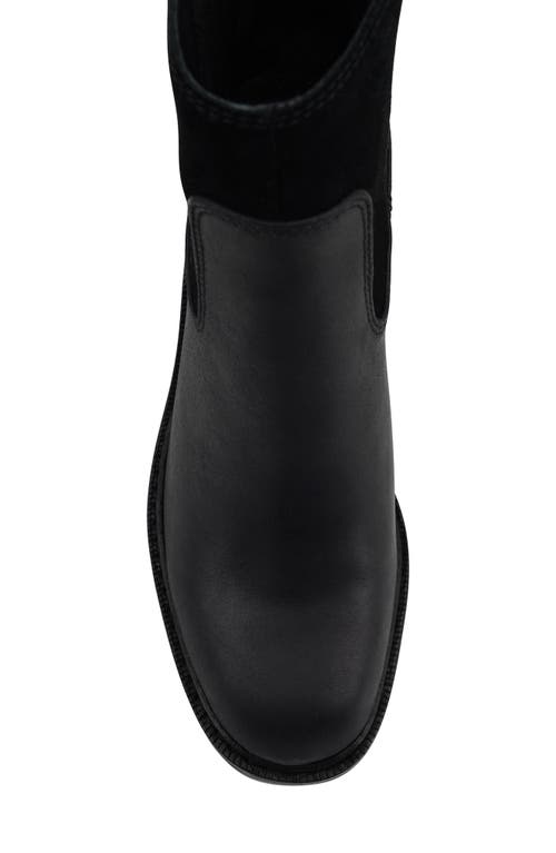 Zigi Artisan Amalia Platform Chelsea Boot In Black Leather