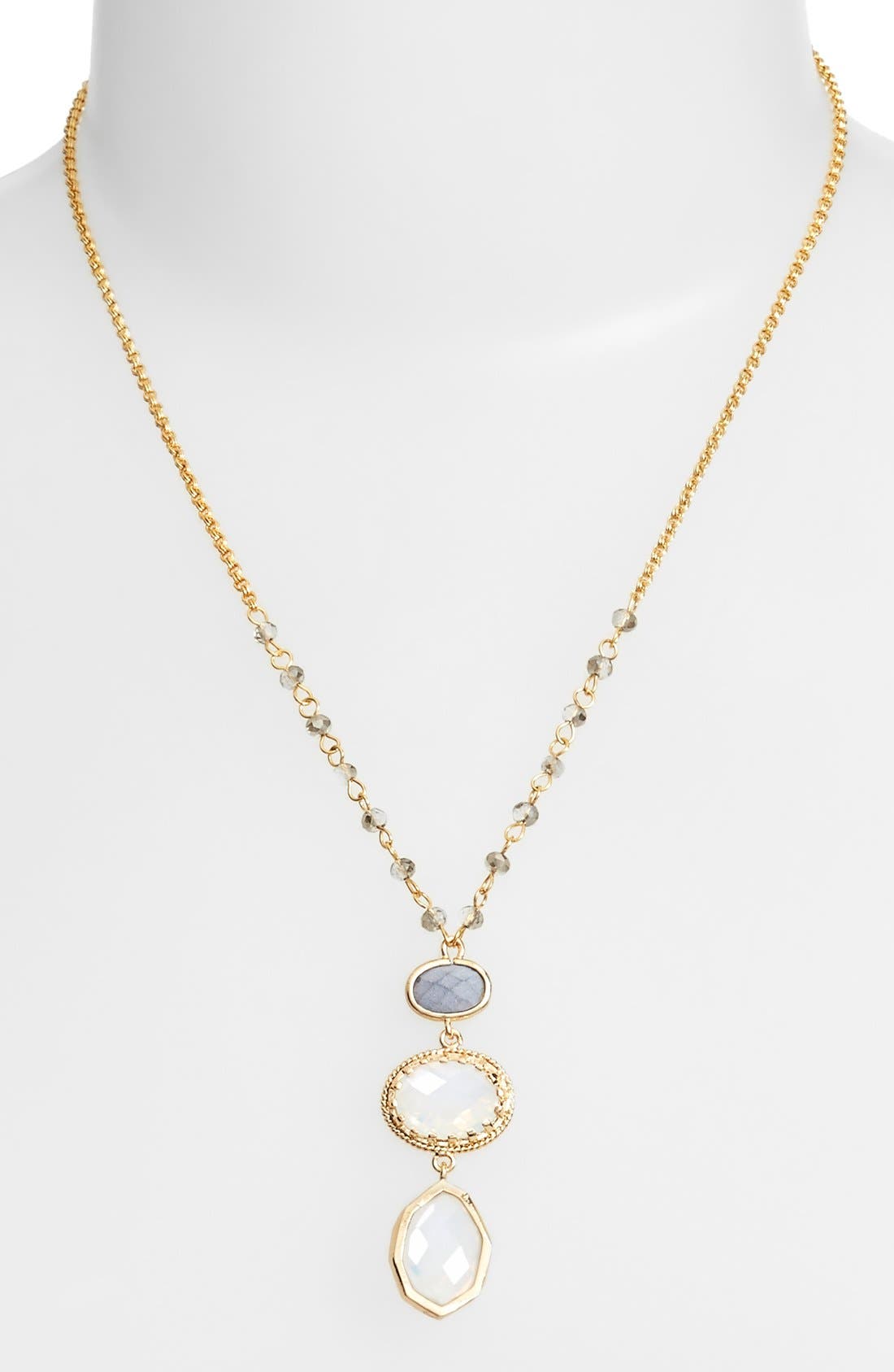 Nordstrom 3 Stone Pendant Necklace Nordstrom