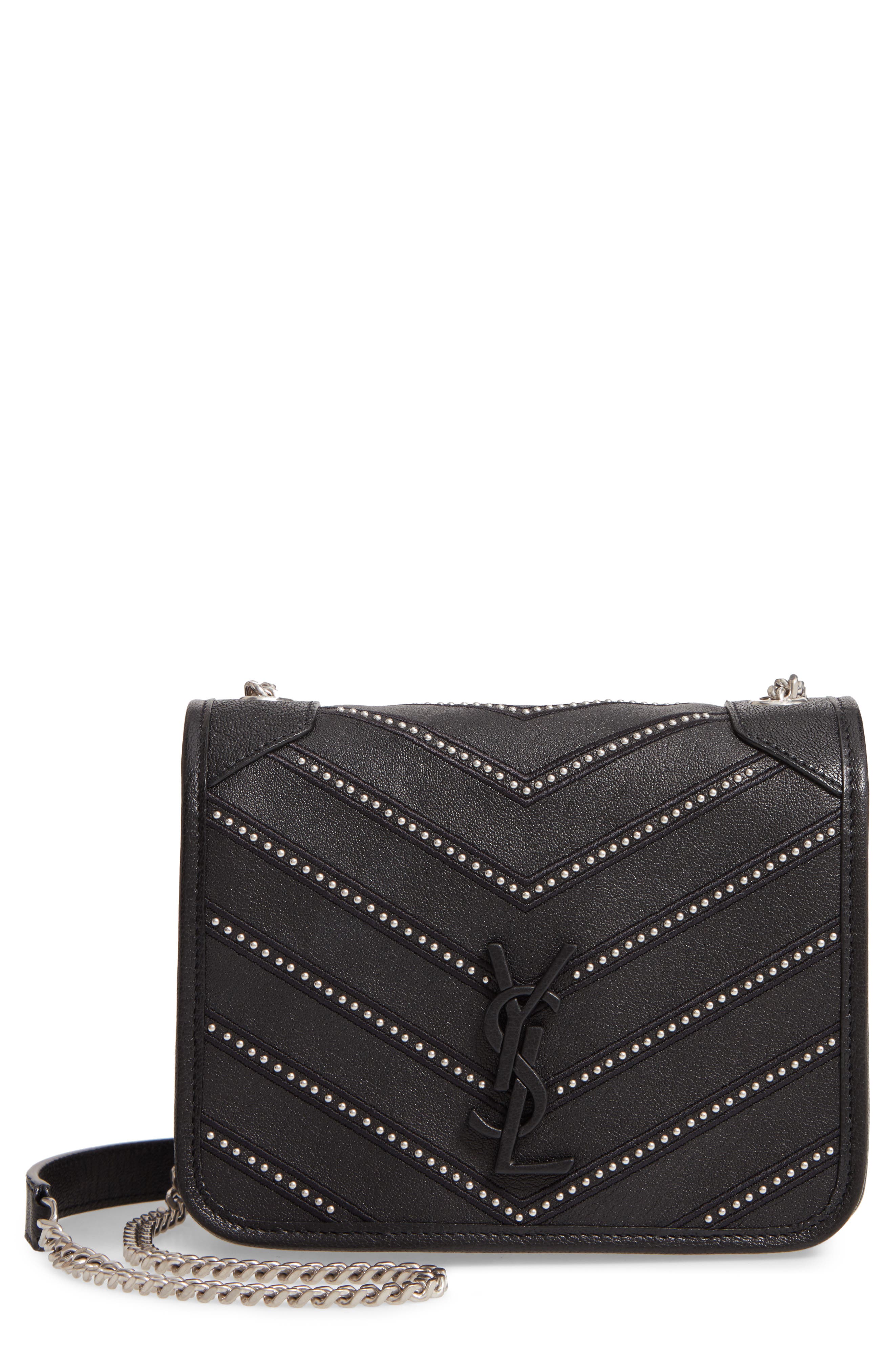 saint laurent studded bag