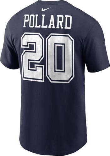 Men's Nike Tony Pollard Navy Dallas Cowboys Game Player Jersey 