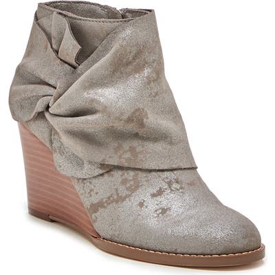 Sole Society Pegie Wedge Bootie, Grey