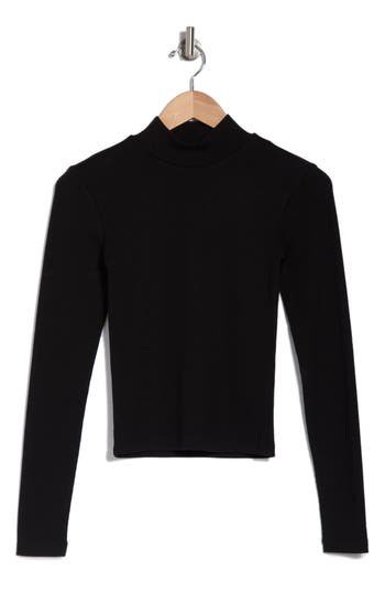 Allsaints Luca Funnel Neck Sweater In Black
